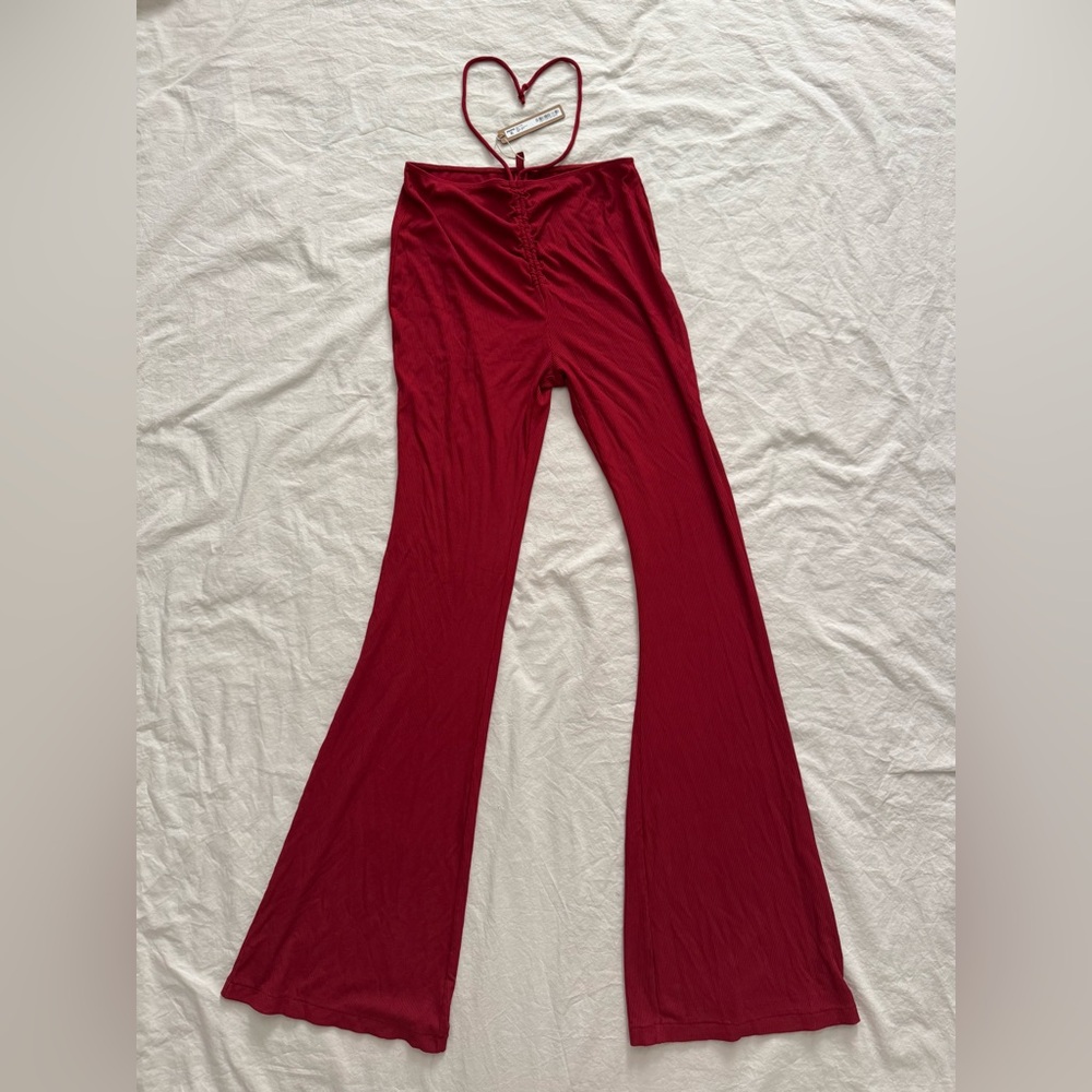 SKIMS Red Soft Lounge Pant